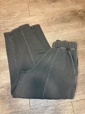 Women’s Aerie Dark Gray Jogger Pants - Casual Wide Leg